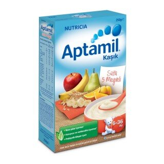 Aptamil Sütlü 5 Meyveli 250 gr Kaşık Mama kullananlar yorumlar